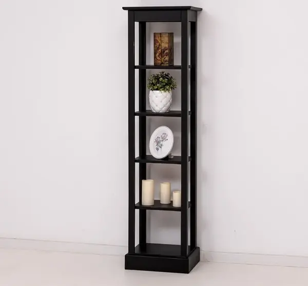 Raft cu 4 polite cu finisaj Black Antic