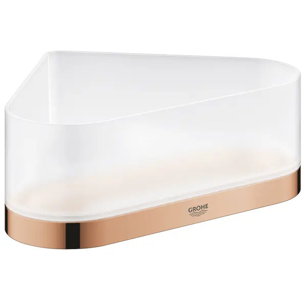 Raft de colt Grohe Selection 41038DA0, montare pe perete, fixare ascunsa, ABS/Metal, lucios, Warm sunset