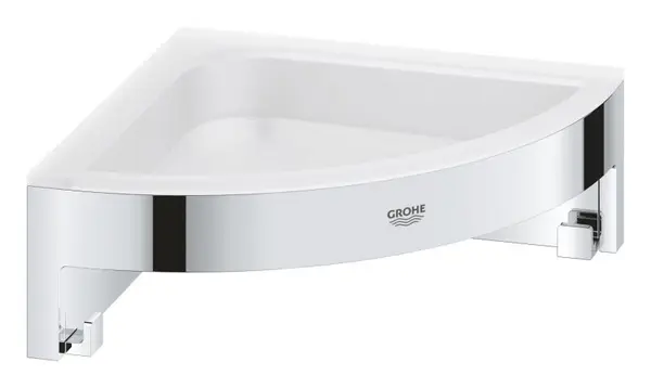 Raft de colt Grohe Start Cube 41106000, 160 mm, montare pe perete, fixare ascunsa, Crom