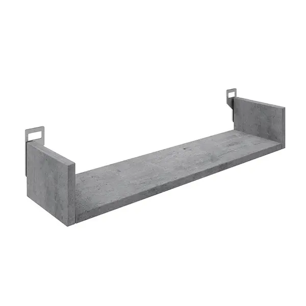 Raft de perete Derva, Lemn, 60x15x10 cm