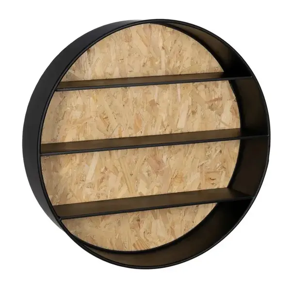 Raft de perete SCARS SIMPLY Ø92 CM - Lemn