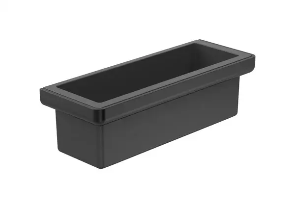 Raft dus Roca Tempo A817028NM0, montare pe perete, 300 x 110 mm, mat, Negru titan