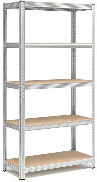 Raft metalic Heinner RZRF012, 5 polite, 80x40x180 cm