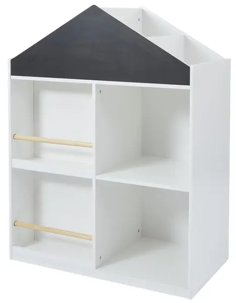 Raft pentru copii pentru cărți și jucării cu tablă de desen Ginger Home