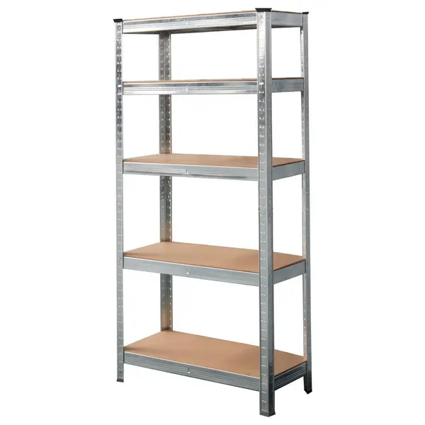Raft Pentru Sarcini Grele din metal, material pe bază de lemn, argintiu