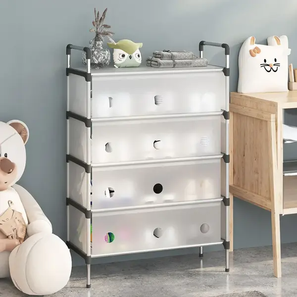 Raft pliabil pentru pantofi cu 4, 5 sau 6 etaje, design modern, stabil și multifuncțional