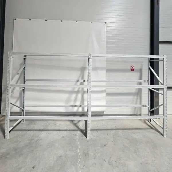 Raft profesional alb pentru depozitare anvelope L3900xl600xH2000, 1200 kg