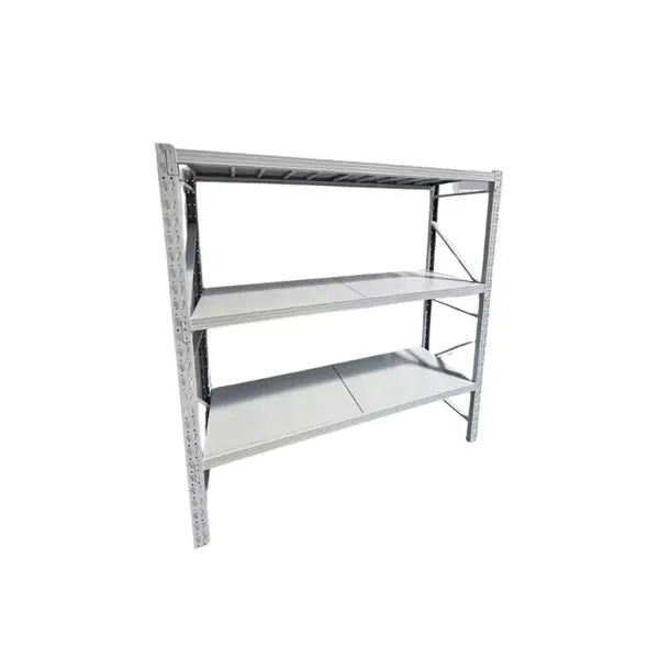 Raft profesional alb pentru depozitare L2000xl600xH2000, 600 kg
