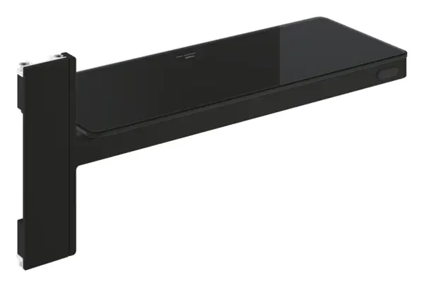 Raft sistem dus Grohe SPA Aqua Pure, 231 x 91 mm, metal/acril, mat, negru, 101677KF00