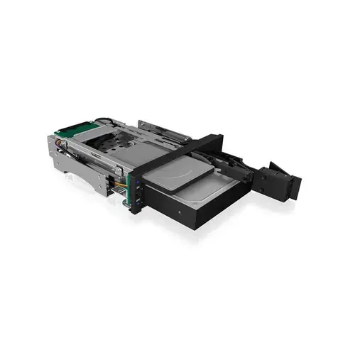 Raidsonic IcyBox IB-173SSK 5,25inch Rack mobil pentru HDD SATA/SAS de 3,5inch si 2,5inch