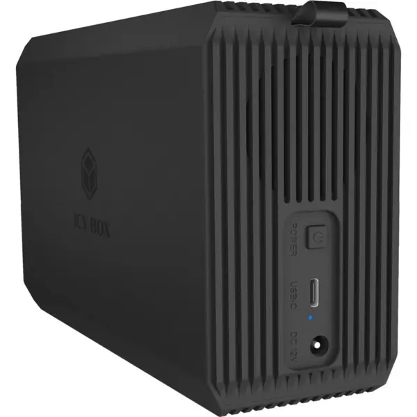 RAIDSONIC Rack Hard-disk, IcyBox, IB-RD3720-CU3, 2,5/3,5, Type-C, USB3.2, Negru