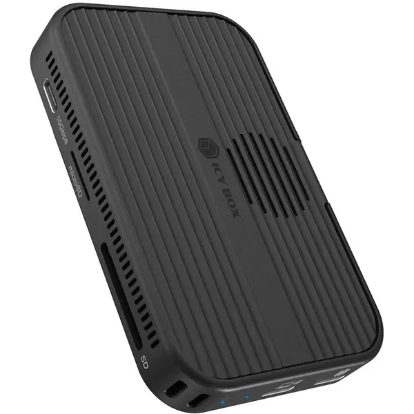 RAIDSONIC Travel Dock RAIDSONIC Icy Box Travel Dock 7-in-1, M.2 SSD, USB-C, HDMI 4K@60Hz, PD 100W, M.2 NVMe/SATA
