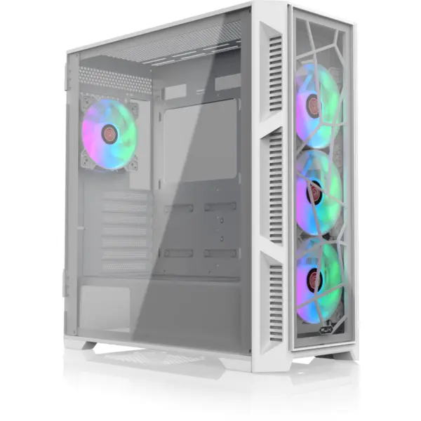 RAIJINTEK Carcasa RAIJINTEK PONOS ULTRA TG4, ATX, Sticla Temperata, Alb