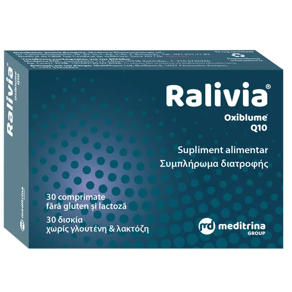 Ralivia Oxiblume + COQ10, Meditrina | 30 comprimate