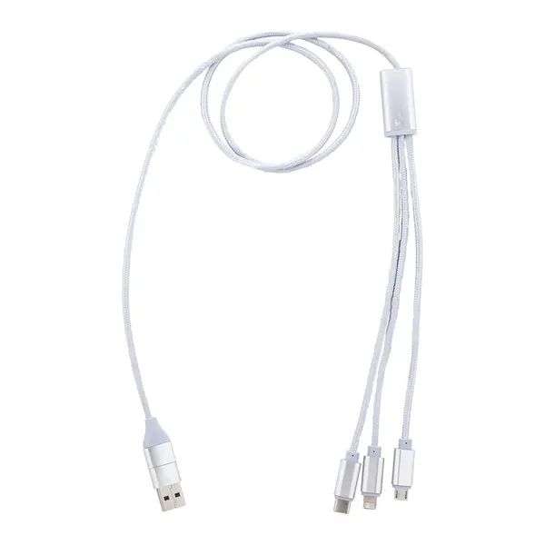 Ralong cablu USB - argintiu