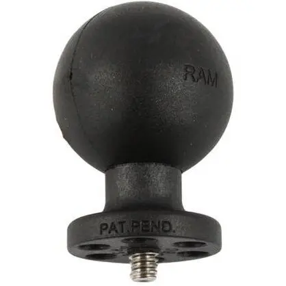 RAM MOUNTS Adaptor cu bila RAM® cu stift filetat 1/4-20 pentru camere de actiune - dimensiune C