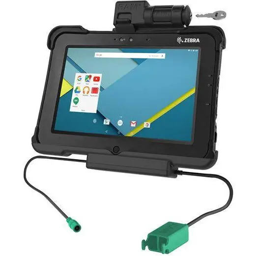 RAM MOUNTS GDS® Key Locking Power + Dual USB Dock pentru Zebra XSLATE L10
