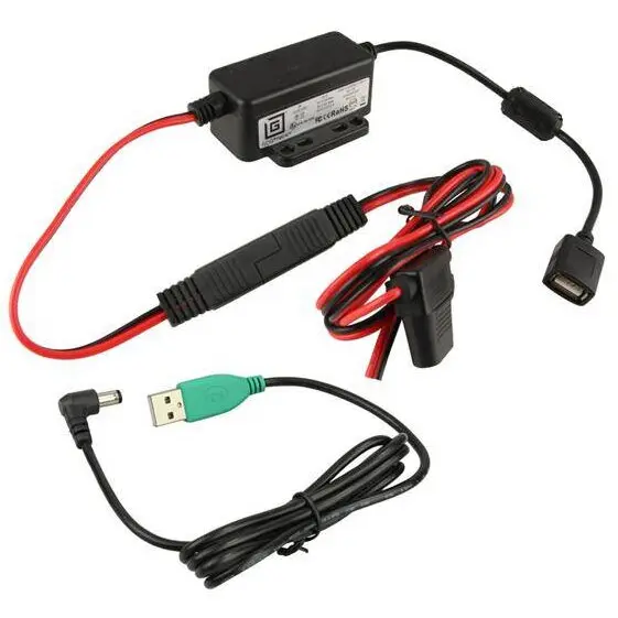 RAM MOUNTS Incarcator GDS® Modular 10-30V Hardwire cu cablu DC la 90 de grade