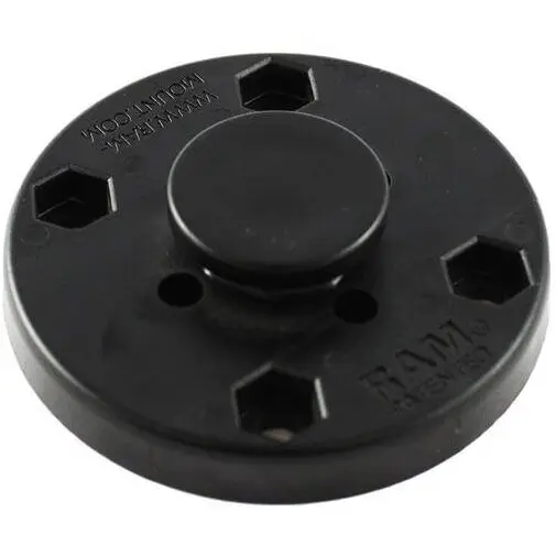 RAM MOUNTS RAM® Buton octogonal compozit cu placa rotunda