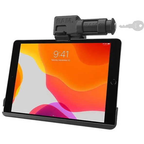 RAM MOUNTS RAM® EZ-Roll'r™ Suport cu cheie de blocare pentru iPad 7th-9th Gen & Air 3