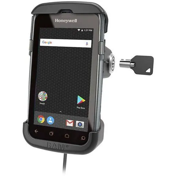 RAM MOUNTS RAM® Key-Locking Form-Fit Powered Dock pentru seriile Honeywell CT50, CT60