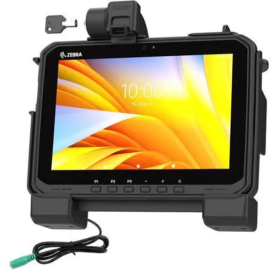 RAM MOUNTS RAM® Powered Locking Dock pentru Zebra ET6x