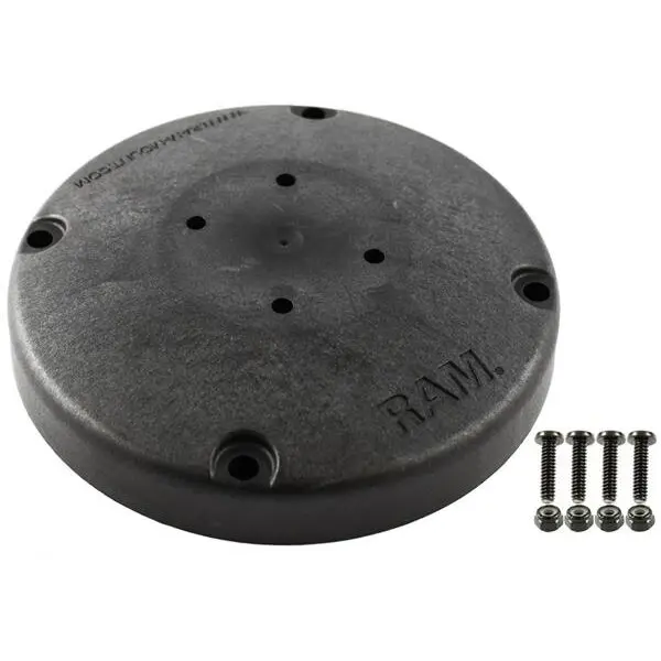 RAM MOUNTS RAM® Round Platform Base cu model de gauri AMPS