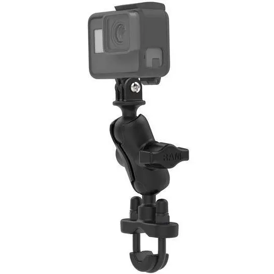 RAM MOUNTS RAM® Suport dublu cu bila U-Bolt cu adaptor pentru camera de actiune - scurt
