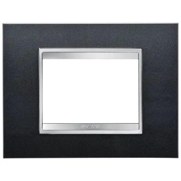 Rama 3 module Gewiss Chorus Lux GW16203VA, ardezie