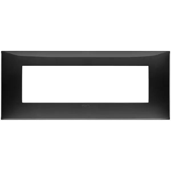 Rama 7 module Vimar Neve Up 09677.04, plastic Glossy negru