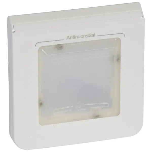 Rama antibacteriana 2 module Ip44 Legrand Mosaic 078880