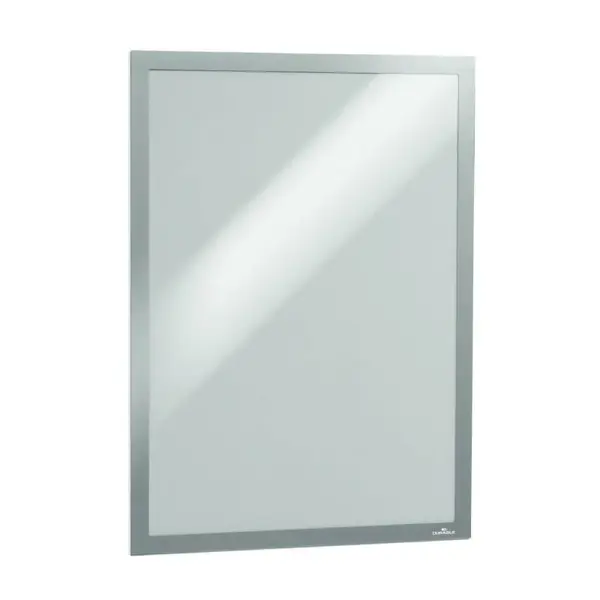 Rama autoadeziva magnetica Durable Duraframe A3 2 bucati/set argintiu Rama autoadeziva magnetica Durable Duraframe A3 2 bucati/set argintiu