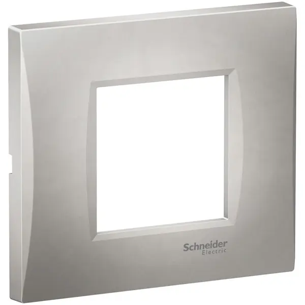 Rama curbata 2 module Schneider Easy Styl LMR7362004, argintiu