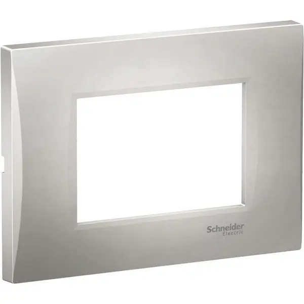 Rama curbata 3 module Schneider Easy Styl LMR7263005, argintiu