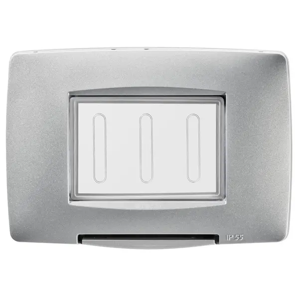 Rama de etansare IP55 4 module Gewiss Chorus GW16704VT, titan