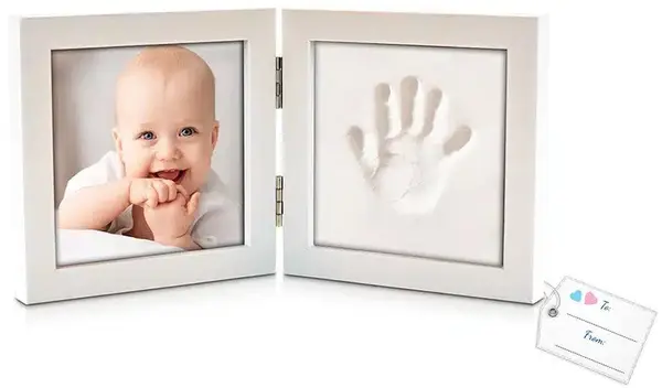 Rama foto cu amprentă pentru amintiri Luvion - Baby Clay Memory Set
