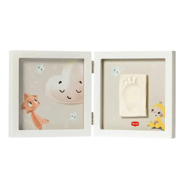 Rama foto cu amprenta Tiny Love Tiny Creations Alb