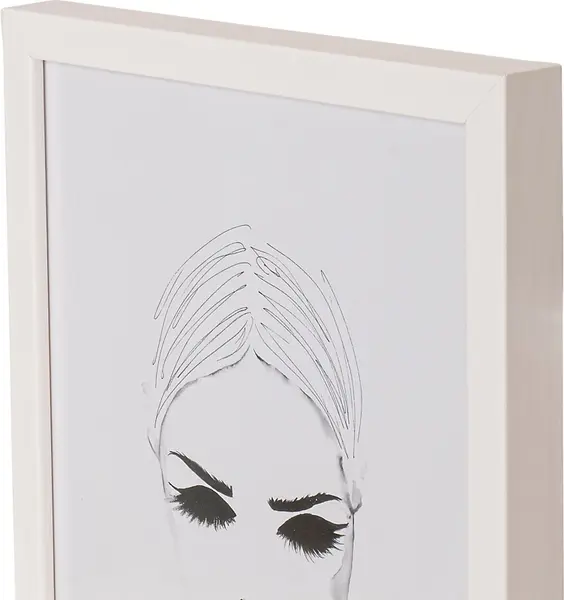 Ramă foto din lemn Focus - Soul White, 50 x 50, alb