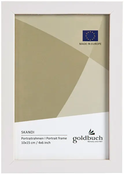 Rama foto din lemn Goldbuch Skandi - Alb, 10 x 15 cm