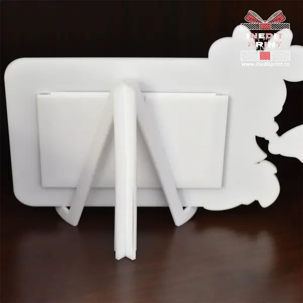 Rama foto personalizata Minnie Red RFP3 Plexiglass alb