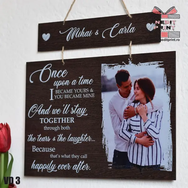 Rama foto personalizata Once upon a time VD3