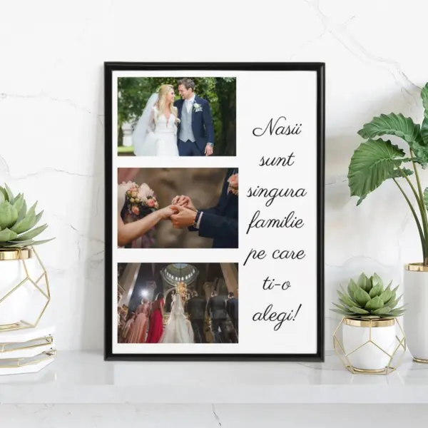 Rama foto personalizata pentru Nasi- A4 -