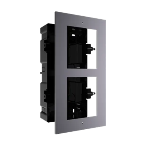 Rama montaj ingropat, 2 module, pentru Interfon modular - HIKVISION