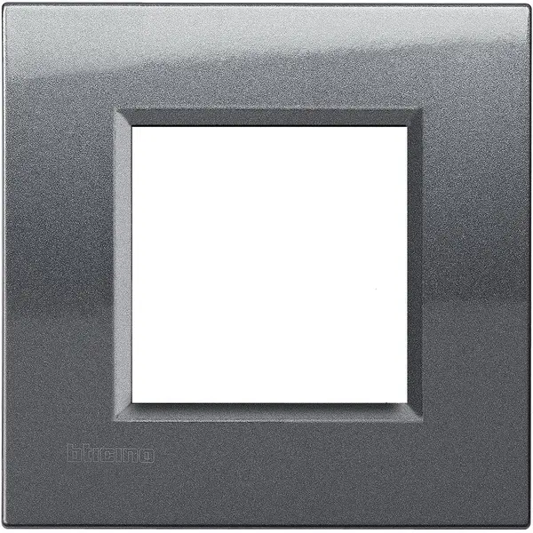 Rama ornament 2 module Bticino Living Light LNA4802AC, otel