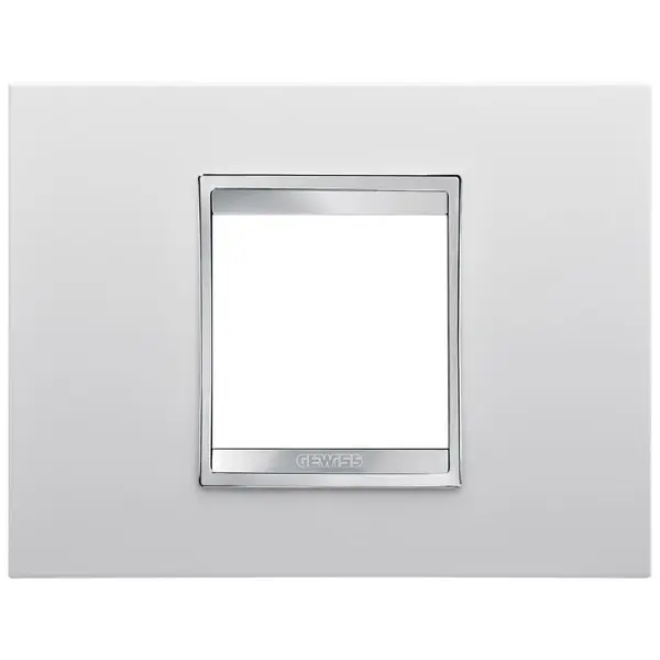 Rama ornament 2 module Gewiss Chorus Lux GW16202TB, alb