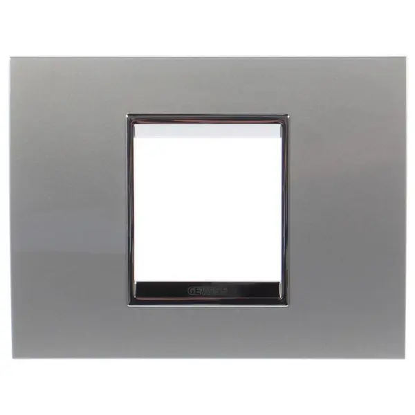 Rama ornament 2 module Gewiss Chorus Lux GW16202VT, titan