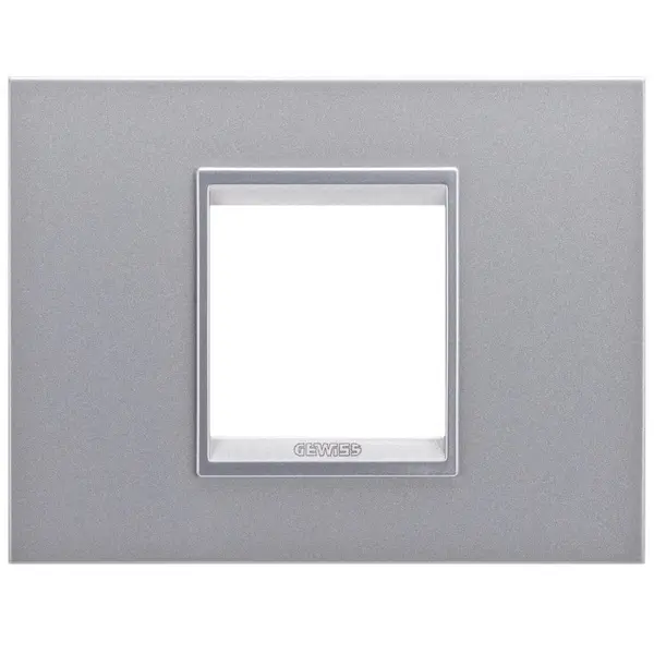 Rama ornament 2 module Gewiss Chorus Lux GW16202YT, titan