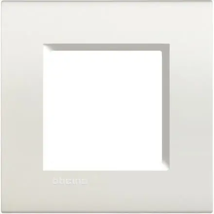 Rama ornament 2 module Living Light Bticino LNA4802BI, alb