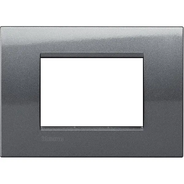 Rama ornament 3 module Bticino Living Light LNA4803AC, otel