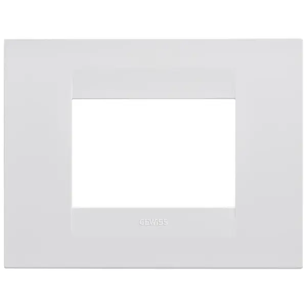 Rama ornament 3 module Gewiss Chorus Geo GW16403TB, alb